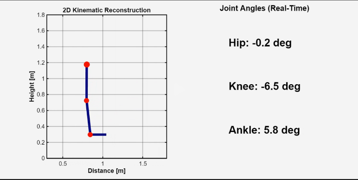 Kinematic reconstruction of human stair gait